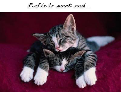 BON WEEK A VOUS